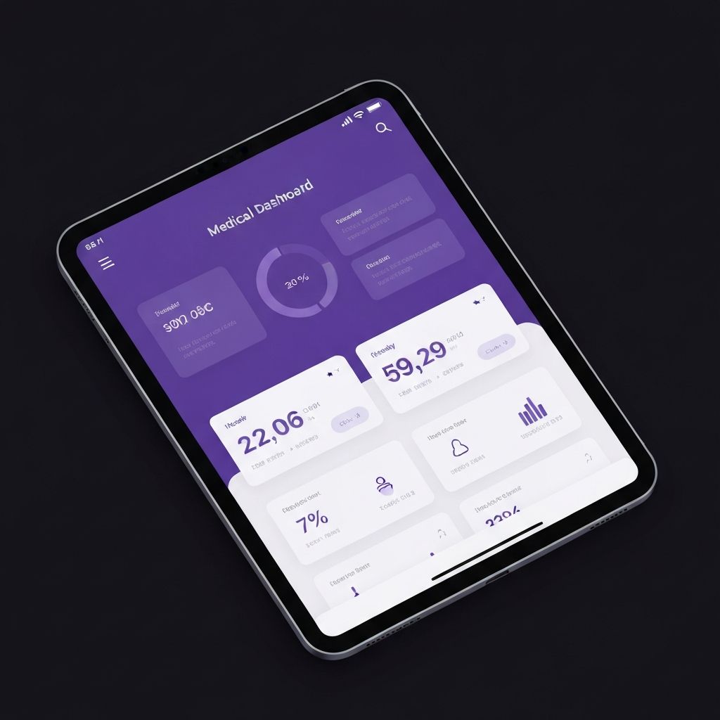 MedConnect healthcare app interface