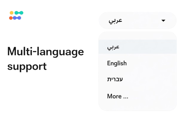 תמיכה בריבוי שפות וריבוי מטבעות